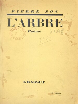 cover image of L'arbre